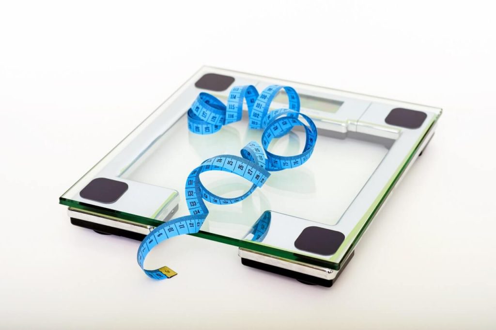 losing weight with marijuana scale